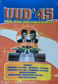 Image of UUD '45: Undang-Undang Dasar Republik Indonesia
