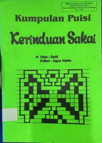 Image of Kumpulan Puisi Kerinduan Sakai