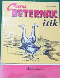Image of Cara Beternak Itik