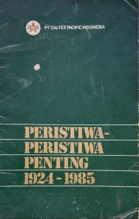 Image of Peristiwa-Peristiwa Penting 1924-1985