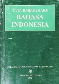 Image of Tata Bahasa Baku Bahasa Indonesia