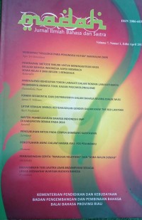 Image of Madah Jurnal Ilmiah Bahasa dan Sastra